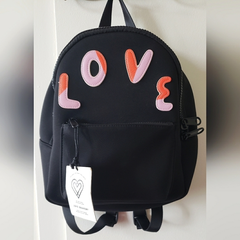 Love Mini Backpack Love Bravery Lady Gaga Elton John Macy's Exclusive NWT